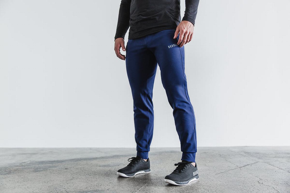 Nobull Men's Joggers Navy | Australia (YI7206)